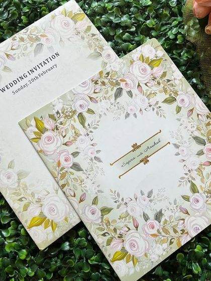 The Beginning - Wedding Invitations Modern Floral & Botanical Invites photo 48