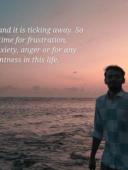Standing by the ocean at sunset, I am reminded that our time is finite. This awareness is not a cause for despair, but a powerful motivation to live consciously and not waste a moment in unpleasantness.