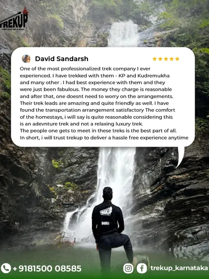 David Sandarsh calls us one of the most professionalized trek companies he has experienced, praising our reasonable pricing and amazing trek leads.