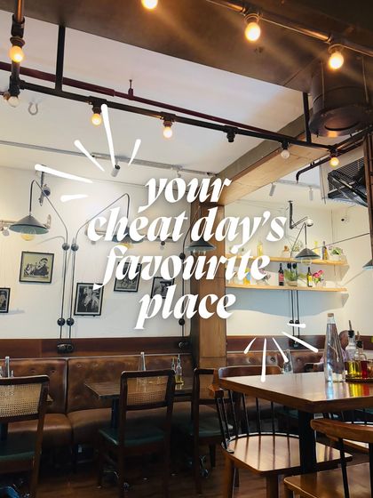 Your cheat day’s favorite place. My cozy interiors and indulgent food make for the perfect treat.