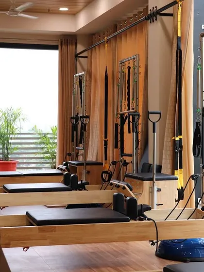 Our studio is a haven of tranquility and transformation, with large windows that fill the space with natural light. It's the perfect setting to focus on your practice and find your inner strength.