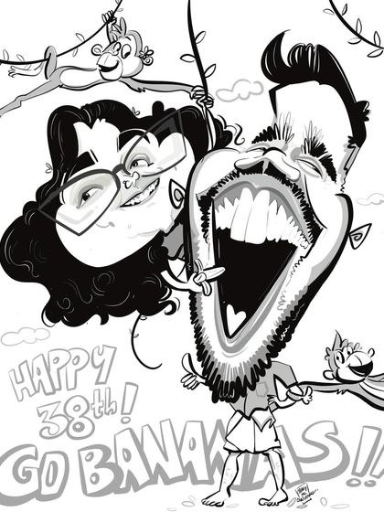 Couple Caricatures: Your Story, Illustrated photo 6