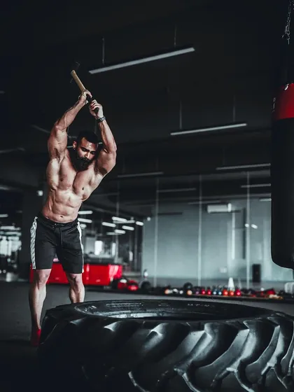 Strength is not just about lifting weights; it's about building raw, functional power. Sledgehammer training is one of the methods I use to develop explosive strength and conditioning. I incorporate these kinds of high intensity exercises into my programs to push past plateaus and build a truly athletic physique.