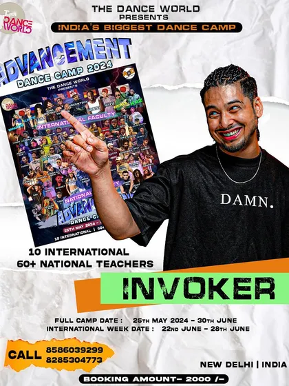 I'm part of the faculty for India's biggest dance camp, Advancement Dance Camp 2024. This is a massive opportunity for dancers to get intensive training.