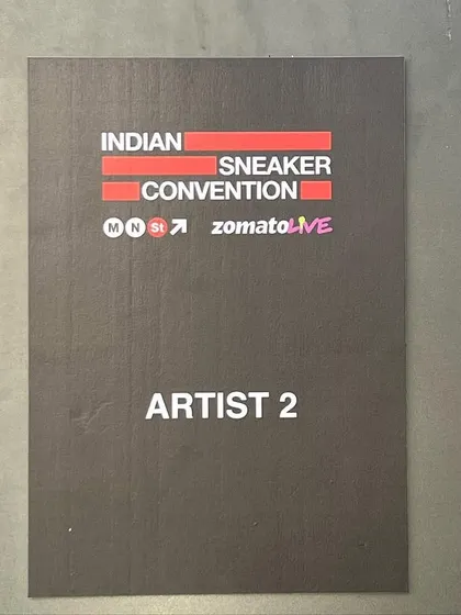 Another artist pass from the Indian Sneaker Convention. Being part of this major event for a second time was a great experience.