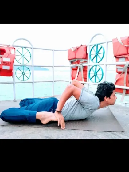 Bhekasana, the Frog Pose, is a deep back-bending asana that offers an intense stretch for the quadriceps and hip flexors while opening the chest. This pose is excellent for improving posture and strengthening the spine. My one-on-one sessions ensure you approach such advanced postures with the right technique to maximize benefits and prevent injury.