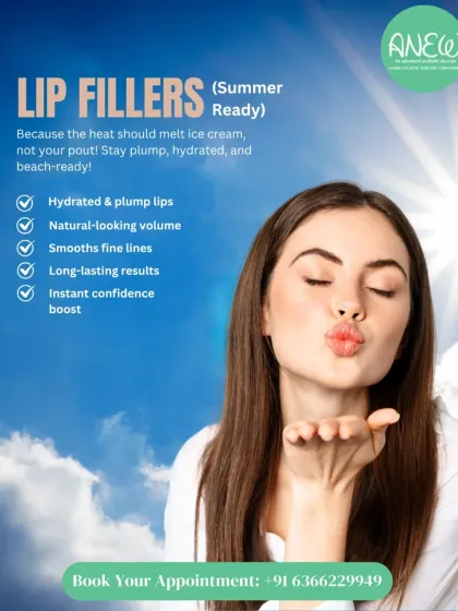 Summer-ready lip fillers are perfect for keeping your pout plump and hydrated. This treatment smooths fine lines and provides a natural-looking volume boost.
