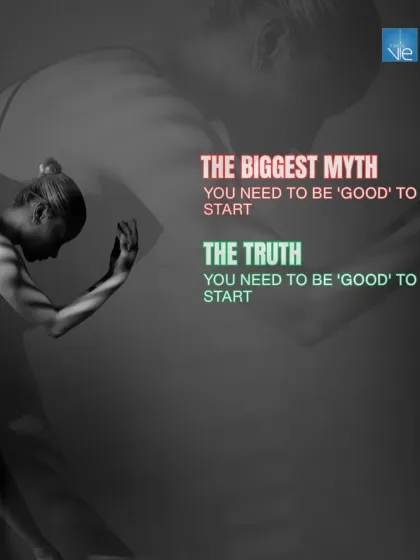 The biggest myth is that you need to be 'good' to start dancing. The truth is, you just need to be good to yourself and start. We provide the supportive space for your journey to begin.