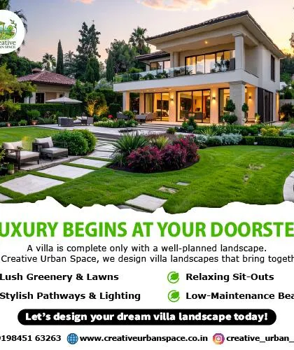 For my villa clients, luxury begins at the doorstep. I design expansive landscapes that complement your home's architecture, incorporating lush lawns, elegant stone pathways, and strategic lighting to create a private, resort-like paradise you can enjoy every day.
