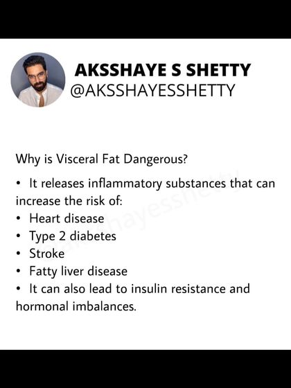 Visceral fat is the dangerous, unseen fat around your organs. I explain what it is, why it's harmful, and provide actionable diet and lifestyle tips to reduce it, such as focusing on a high-protein diet and managing stress.
