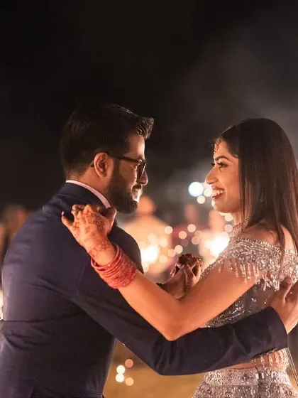 We help create picture perfect moments. For this reception, we lit up the night with sparklers, creating a dazzling exit for the happy couple as they danced their way into their new life together.