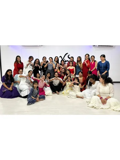 The heart-hands say it all. This is our dance family, full of love, support, and a shared passion for movement.