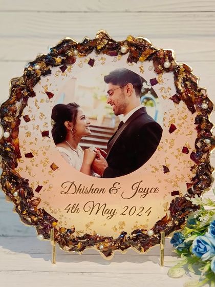 Flicker Colors - Keepsake & Memory Preservation Wedding Varmala Frames: Your Story, Encased Forever photo 26
