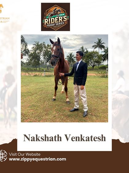 Celebrating our national qualifier Nakshath Venkatesh, who proved his mettle by qualifying for the Junior Category Showjumping.