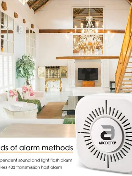 Our security solutions extend beyond your front door. We install wireless, battery-operated smart smoke sensors that provide independent sound and light flash alarms while also sending instant notifications to your phone, ensuring your home is protected from fire hazards.
