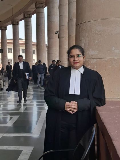 Taking a moment for myself post-argument at the Supreme Court. Each case is a marathon, requiring intense preparation and focus.