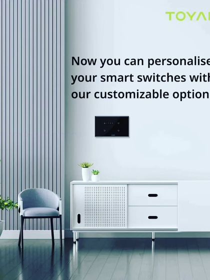 We install customizable smart switches from our partner, Toyama. This allows you to personalize your control panels to perfectly match your interior design, moving beyond standard, boring switch plates.