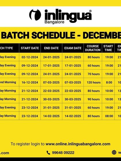 Inlingua - Individual Language Courses Find Your Batch: Upcoming Schedules photo 11