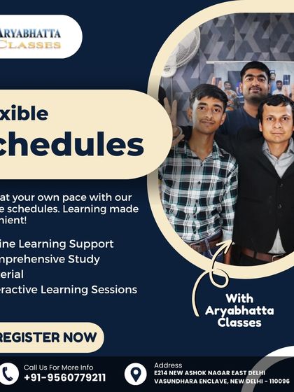 We offer flexible schedules because we understand that learning should be convenient. This photo of our founder with a student represents the personalized support and adaptability we provide to every learner.