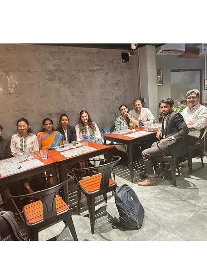 A much-needed team outing with our February 2024 interns.