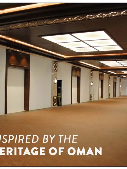 This award-winning development features large, open halls with ceilings and walls adorned with patterns inspired by the heritage of Oman, demonstrating our ability to execute large-scale projects with cultural sensitivity.