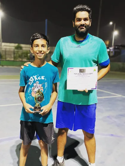 Congratulations to Shaurya Juneja for winning another Under-14 boys title, this time at the Top Level Tennis Tournament held at Modern School. We are super happy with his performance.