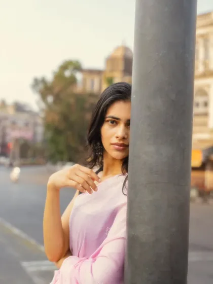 A slightly different angle of the peek-a-boo shot, showing how a small change in position can alter the mood of the photograph.