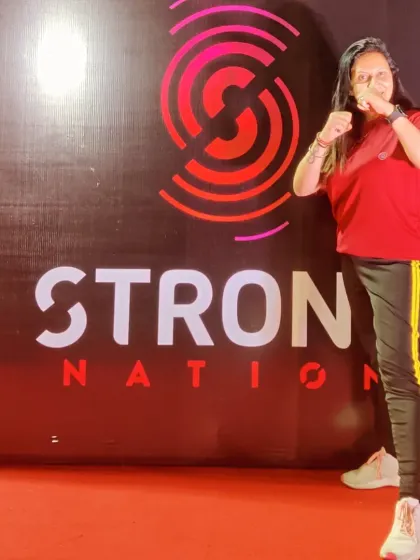 I am a certified Strong Nation instructor, a high-intensity workout that syncs music to movement. This format is perfect for corporate teams looking to build strength, endurance, and mental toughness together.