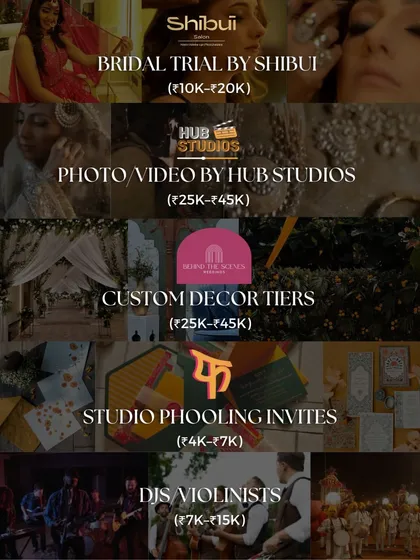 I offer more than just a venue; I provide a complete event solution. This shows the range of our trusted partners, from bridal makeup and photography to custom decor and entertainment, all coordinated by me to make your planning seamless.