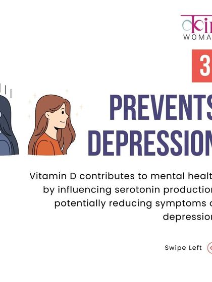 Vitamin D also contributes to mental health by influencing serotonin production, which can help reduce symptoms of depression and improve your mood.