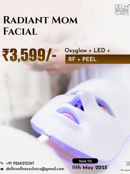 The Radiant Mom Facial is the perfect way to pamper her. This comprehensive treatment combines Oxyglow, LED therapy, Radio Frequency, and a peel to leave her skin looking and feeling its best.