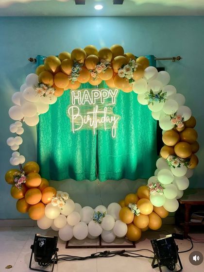 Special Entry - Private Party & Milestone Decoration Elegant Birthday & Anniversary Setups photo 42