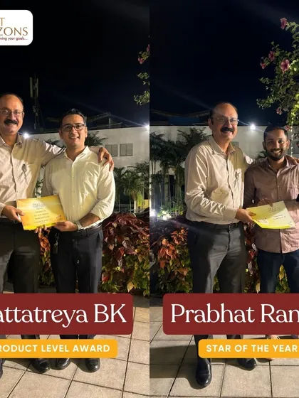 More highlights from our annual awards. Dattatreya BK receives the Product Level Award, and Prabhat Ranjan is recognized as a Star of the Year, celebrating their hard work and impact on our organization.