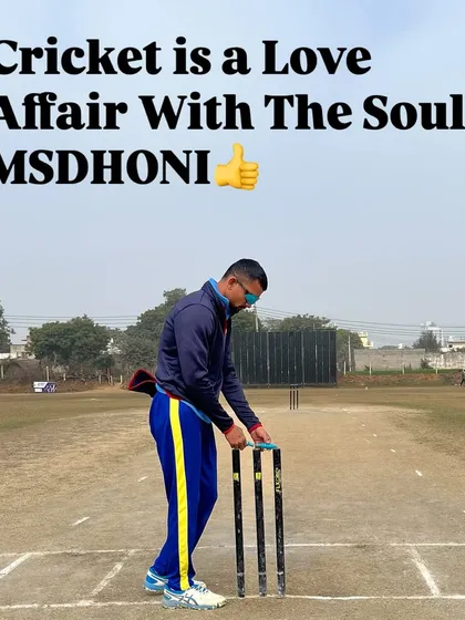 As MS Dhoni said, "Cricket is a Love Affair With The Soul." This game is my life.