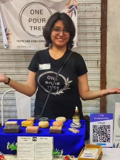 My stall at Gracias Granny, ready to welcome customers.