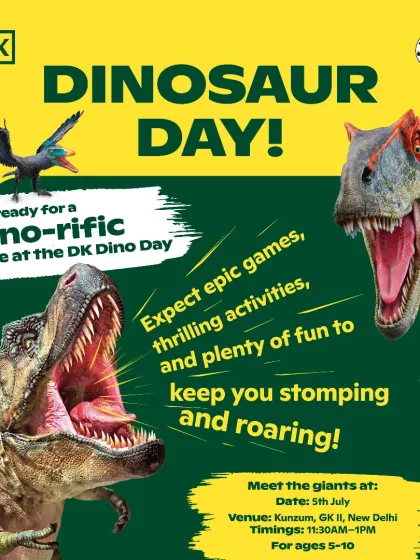Get ready for epic adventures with our themed event days. We hosted a roaring good time at our DK Dino Day, packed with thrilling games, puzzles, and activities for every young paleontologist.