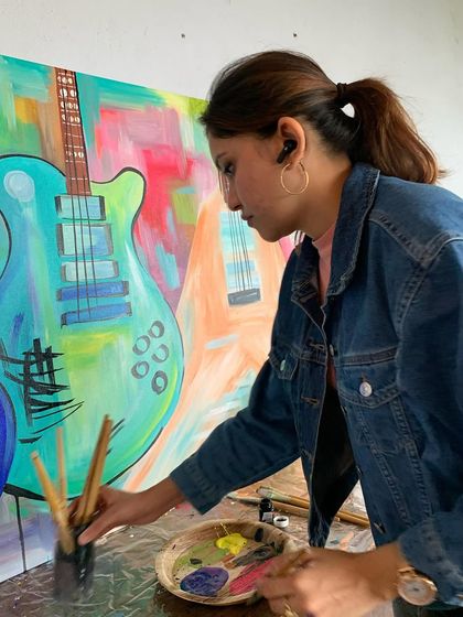 Nishka Mehta - Custom Artwork & Installations Custom Canvas Paintings photo 6