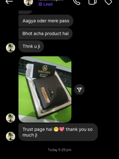 Nothing makes me happier than a message like this from a satisfied customer. It is my greatest reward to know that the gift was received and loved, and it reinforces my belief in providing a trustworthy and quality service.