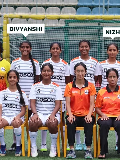 A closer look at our U14 team, highlighting Divyanshi and Nizh, two of the four players selected for the Maharashtra state team.