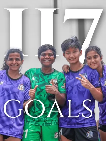 117 goals scored. This graphic celebrates the offensive power and teamwork that led to an incredible goal tally for the season.
