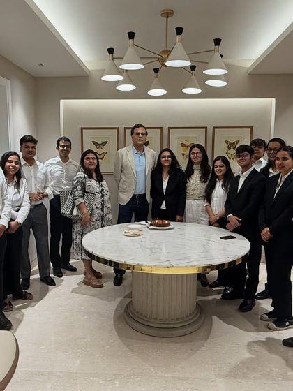 A full team photo for Nancy's birthday. It is a joy to see our colleagues and interns come together as one cohesive unit.