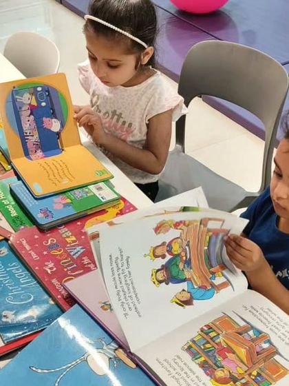 It's not all running and jumping; our little ninjas love to read. We provide a variety of engaging books to encourage a love for stories and learning during downtime.