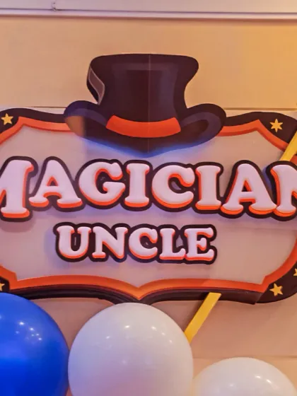 The "Magician Uncle" brand. This is the friendly, approachable persona I bring to all my kids' shows, making the magic fun and not scary.
