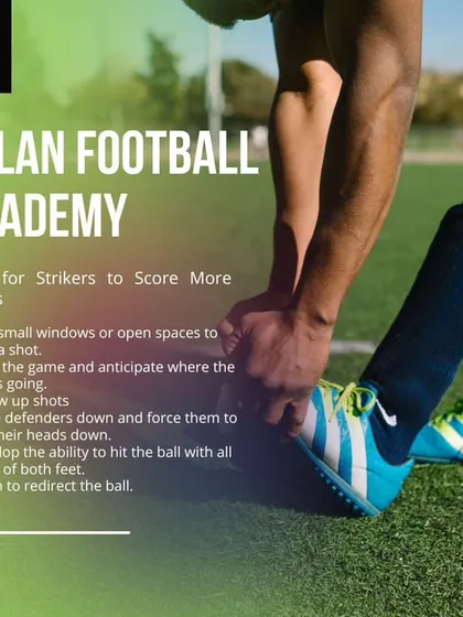 Specific tips for our strikers on how to find space, read the game, and develop the ability to score more goals.