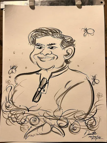 A duplicate of the gentleman's portrait.