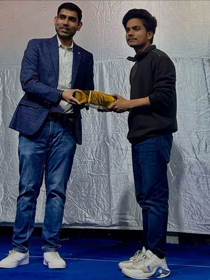 It was an honor to be recognized for my art at the Railway colony's cultural program. Moments like these fuel my passion and remind me why I started this journey. "Pehchan hi toh banani hai," and every milestone is a step forward.