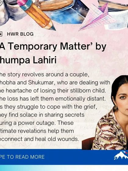 From our blog: A look into Jhumpa Lahiri's short story 'A Temporary Matter', exploring how a couple reconnects through shared secrets during a power outage.