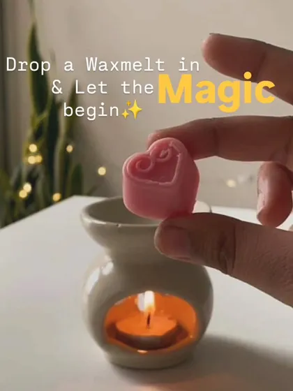 This is your sign to unwind. Just drop one of our heart-shaped organic wax melts into a diffuser and let the magic begin. It’s a simple ritual to melt away the day's stress and fill your space with calming, pet-safe fragrance.