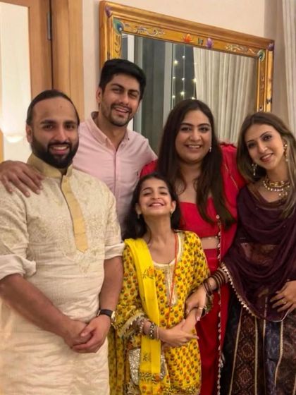 A happy family photo. Being a Maasi is one of my favourite roles in life.