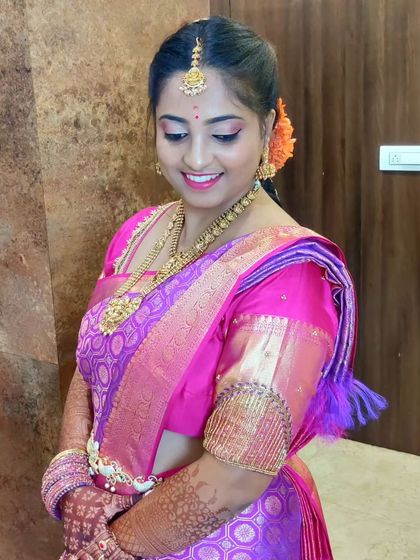 Soujanya Gowda - Bridal Makeup & Styling Traditional Muhurtham Looks photo 13